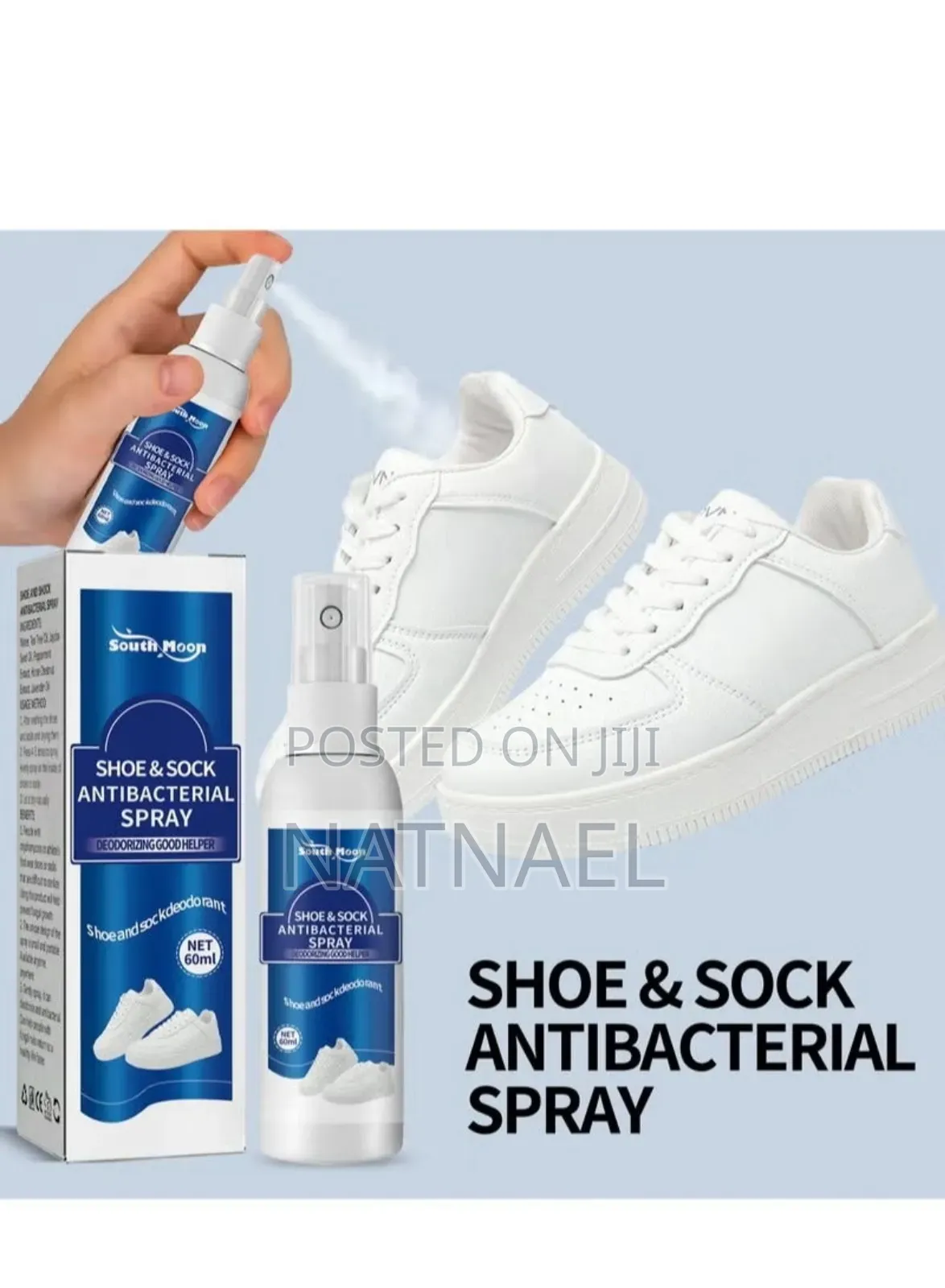South Moon Shoe Sock Antibacterial Spray Designed to Deodorize