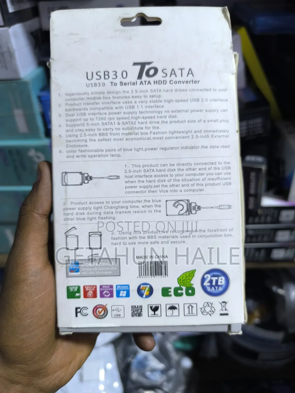 Usb 3.0 to Sata Hard Drive Converter