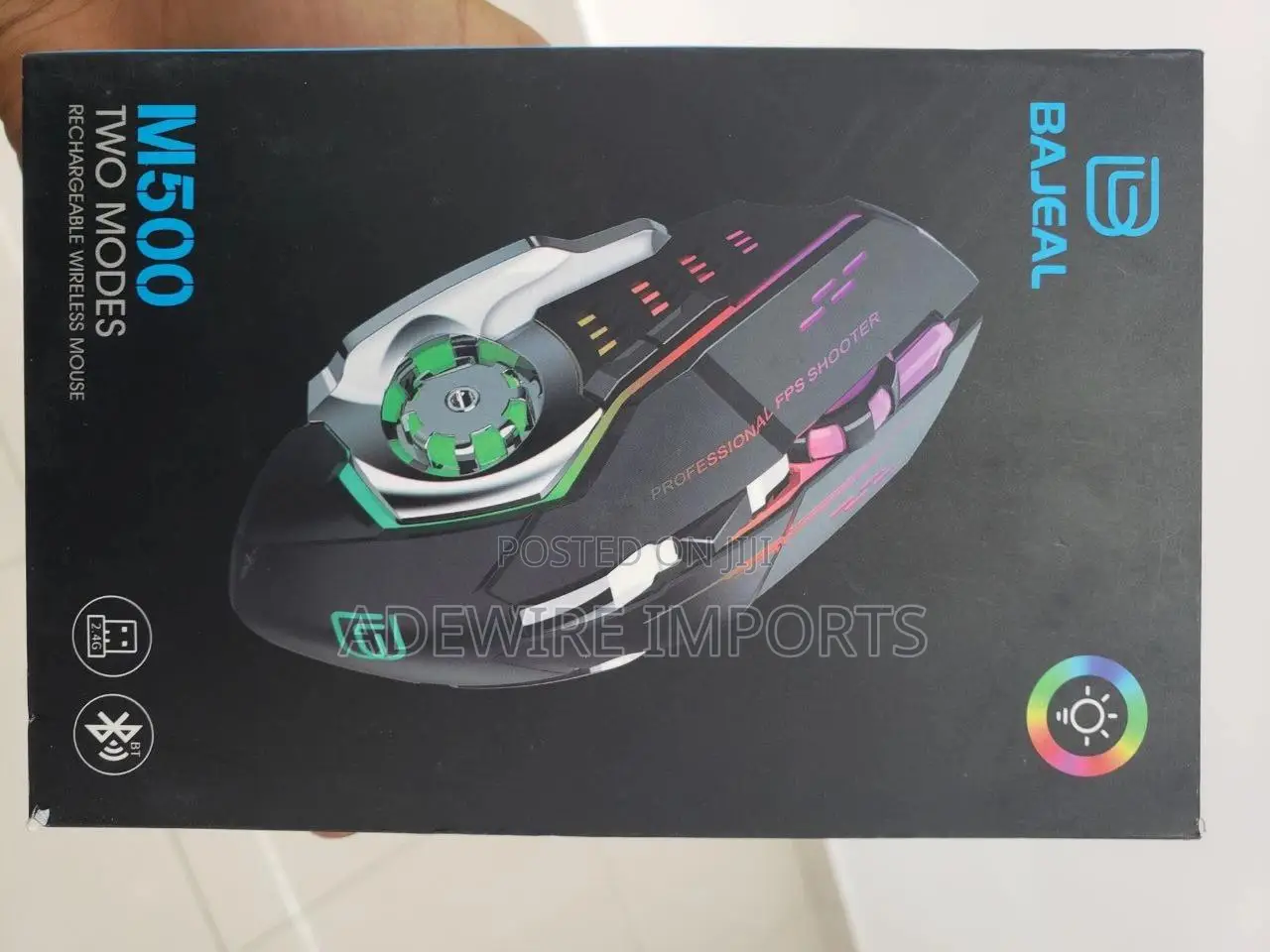 Gaming Mouse M500 Rechargeable Wireless(With Vat )
