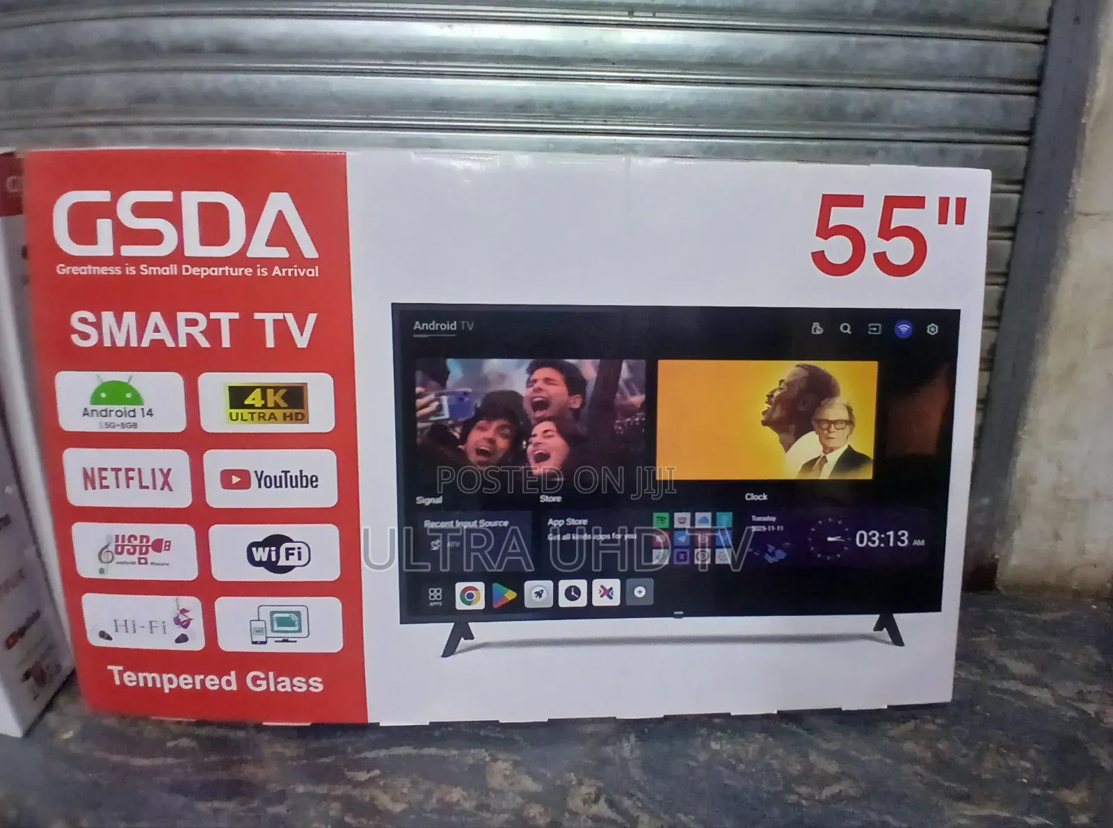 Gsda 55-Inch Smart Television. Resolution: Ultra Hd For