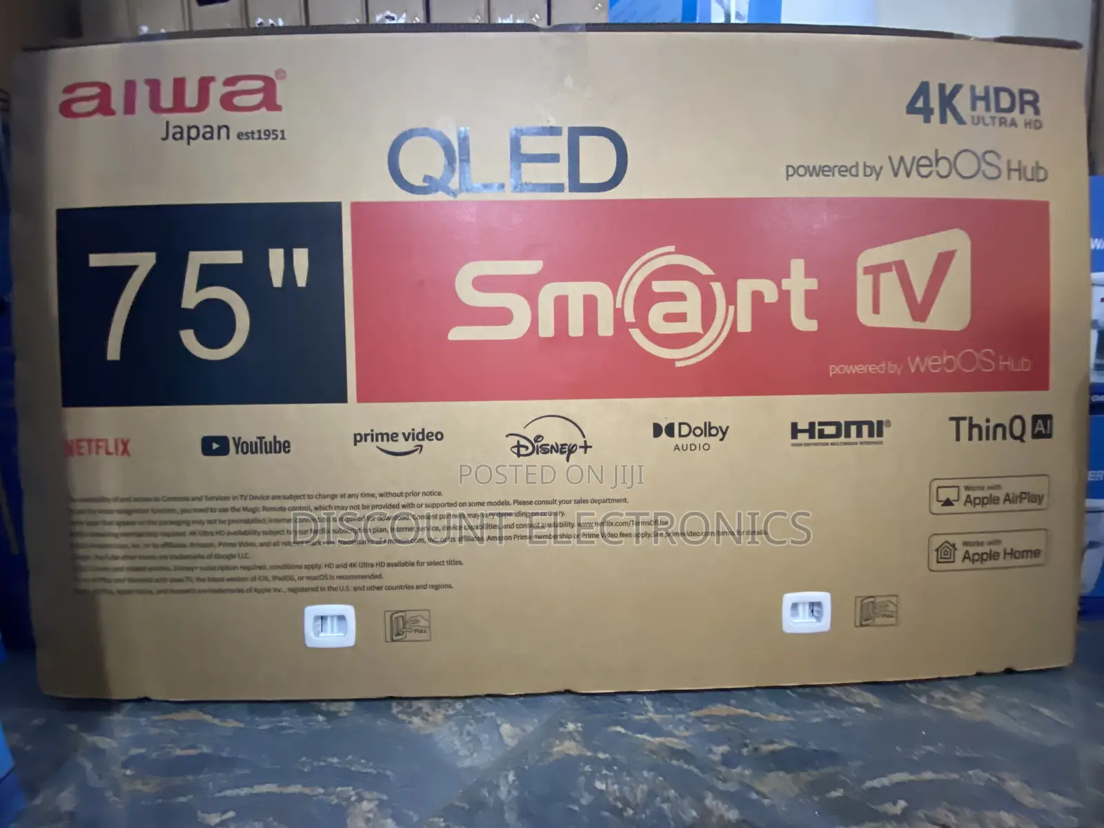 Alwa 75” Qled Double Screen Tv