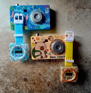 2-in-1 Digital Watch + Projection Camera - Happy Time Set