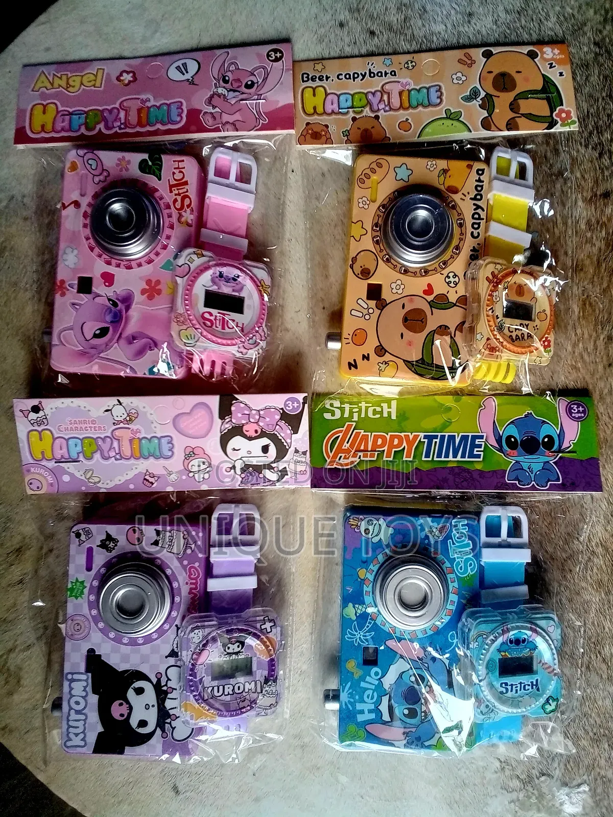 2-in-1 Digital Watch + Projection Camera - Happy Time Set