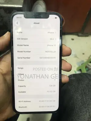 New Apple iPhone 12 128 GB Blue