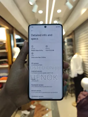 New Xiaomi Redmi Note 14 Pro 256 GB Black