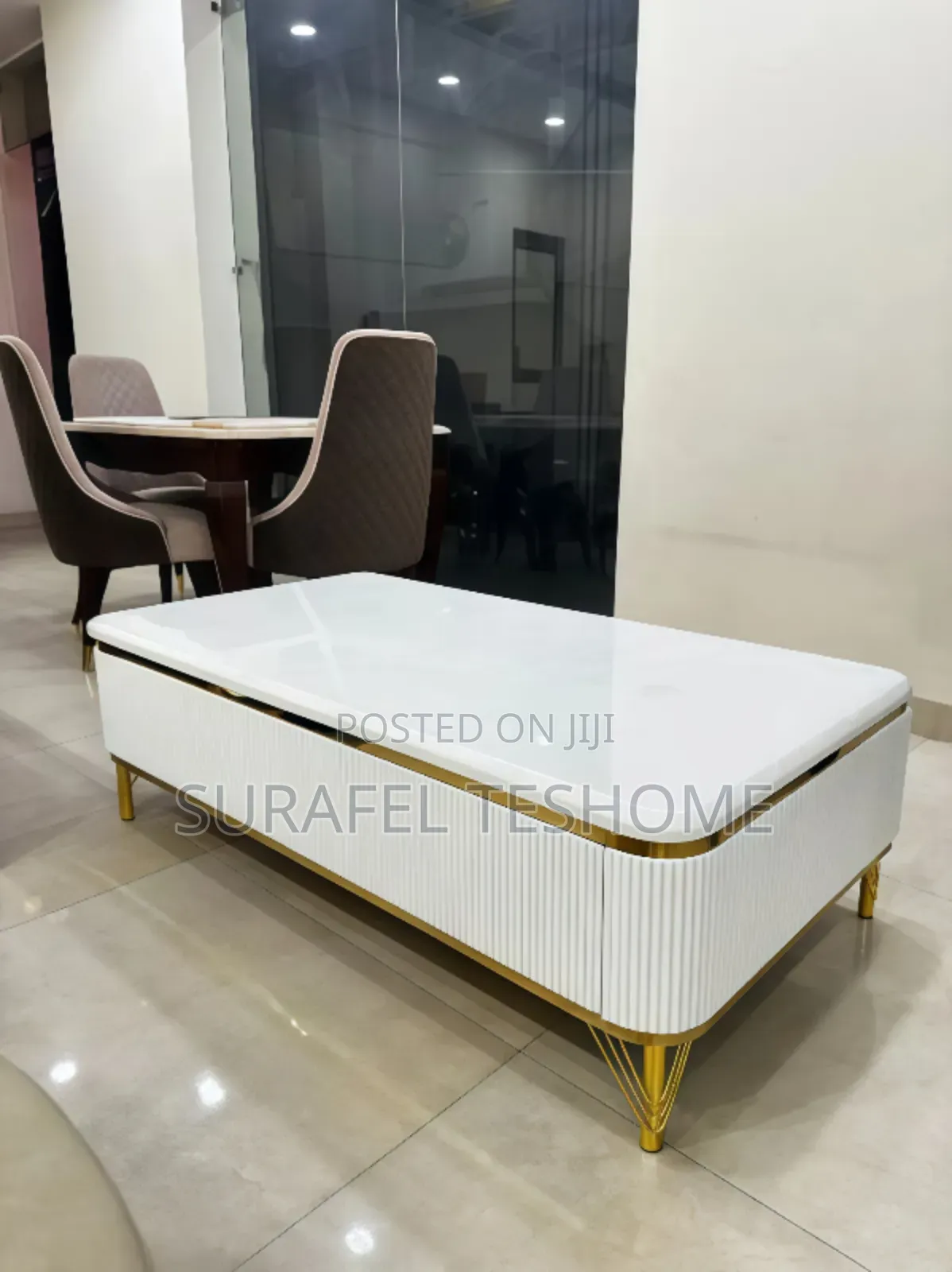 ግሮም ሴንተር ጠረጴዛ | Epoxy-Made Center Tables | ሴንተር ቴብል