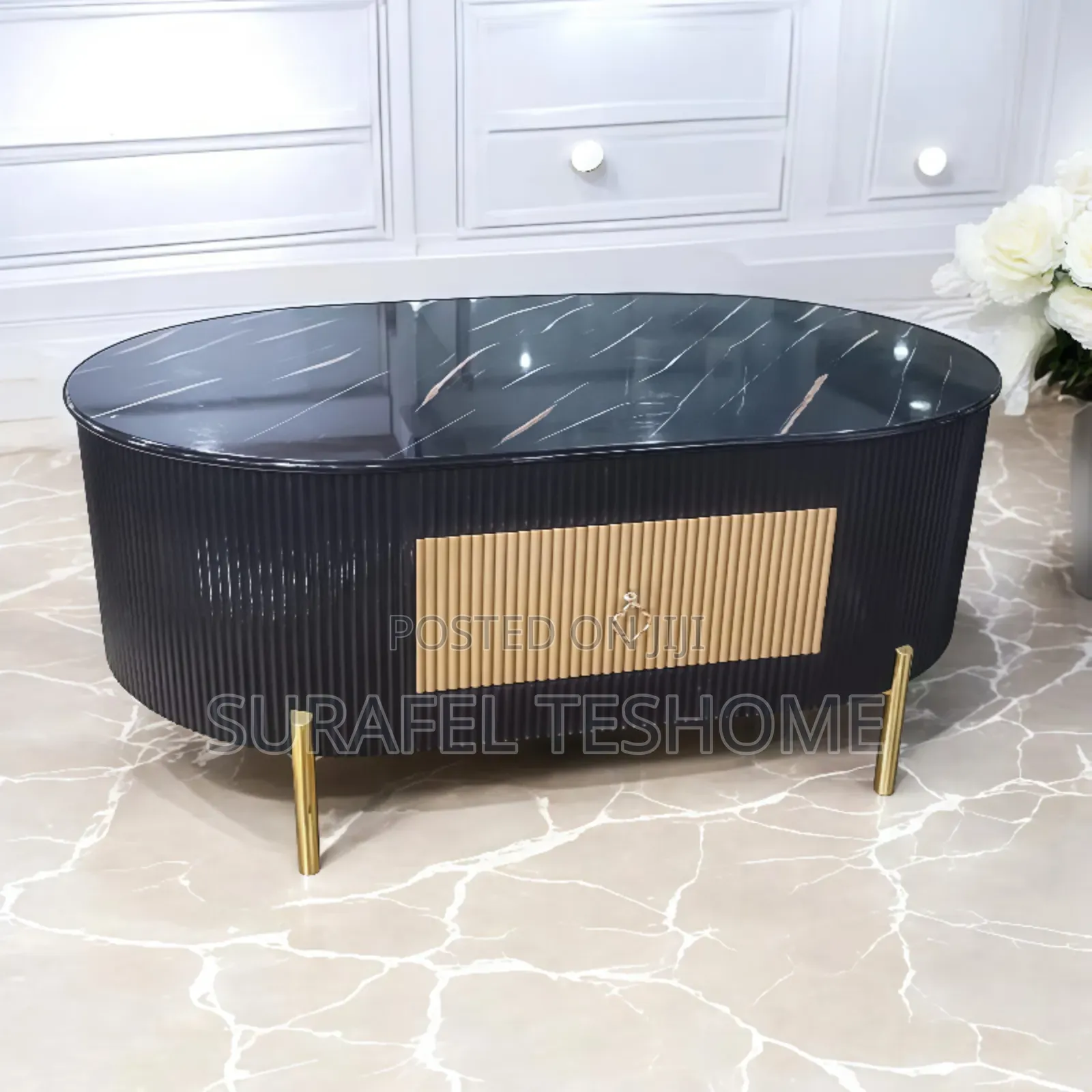 ግሮም ሴንተር ጠረጴዛ | Epoxy-Made Center Tables | ሴንተር ቴብል