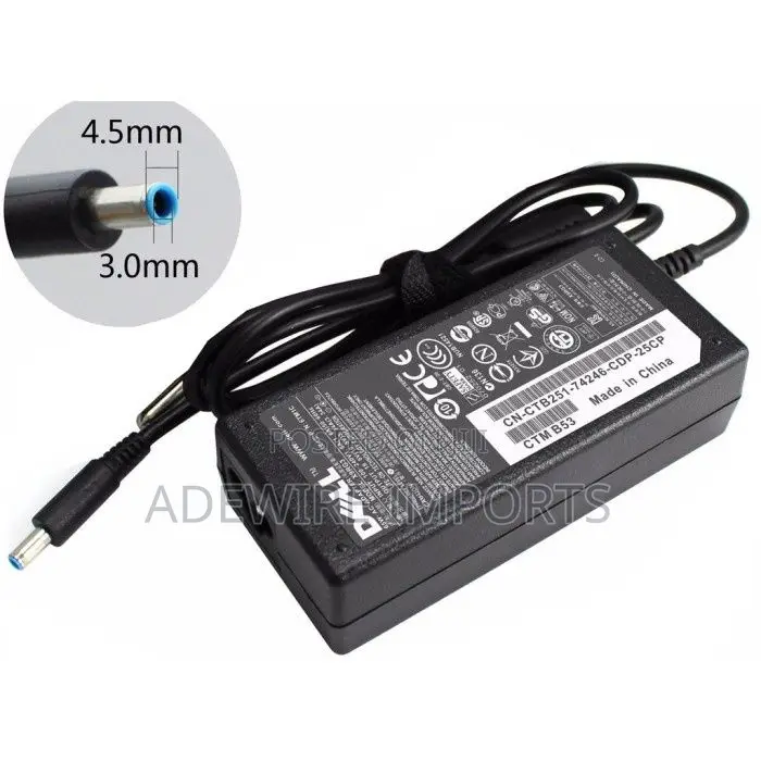 Dell Small Pin (65w)Orginal Laptop Charge (With Vat)