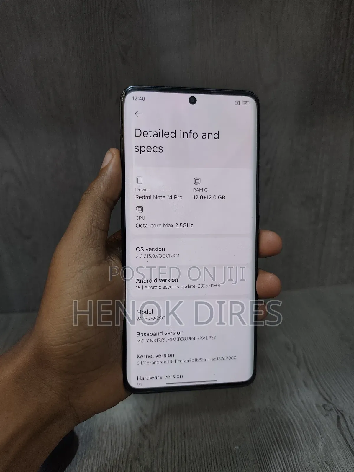 New Xiaomi Redmi Note 14 Pro 256 GB Black