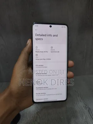 New Xiaomi Redmi Note 14 Pro 256 GB Black