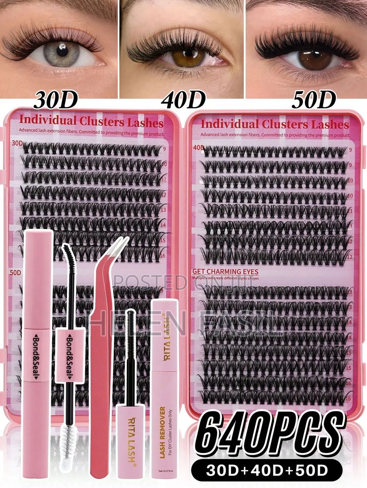 Cluster Lashe Kit 640 Pc