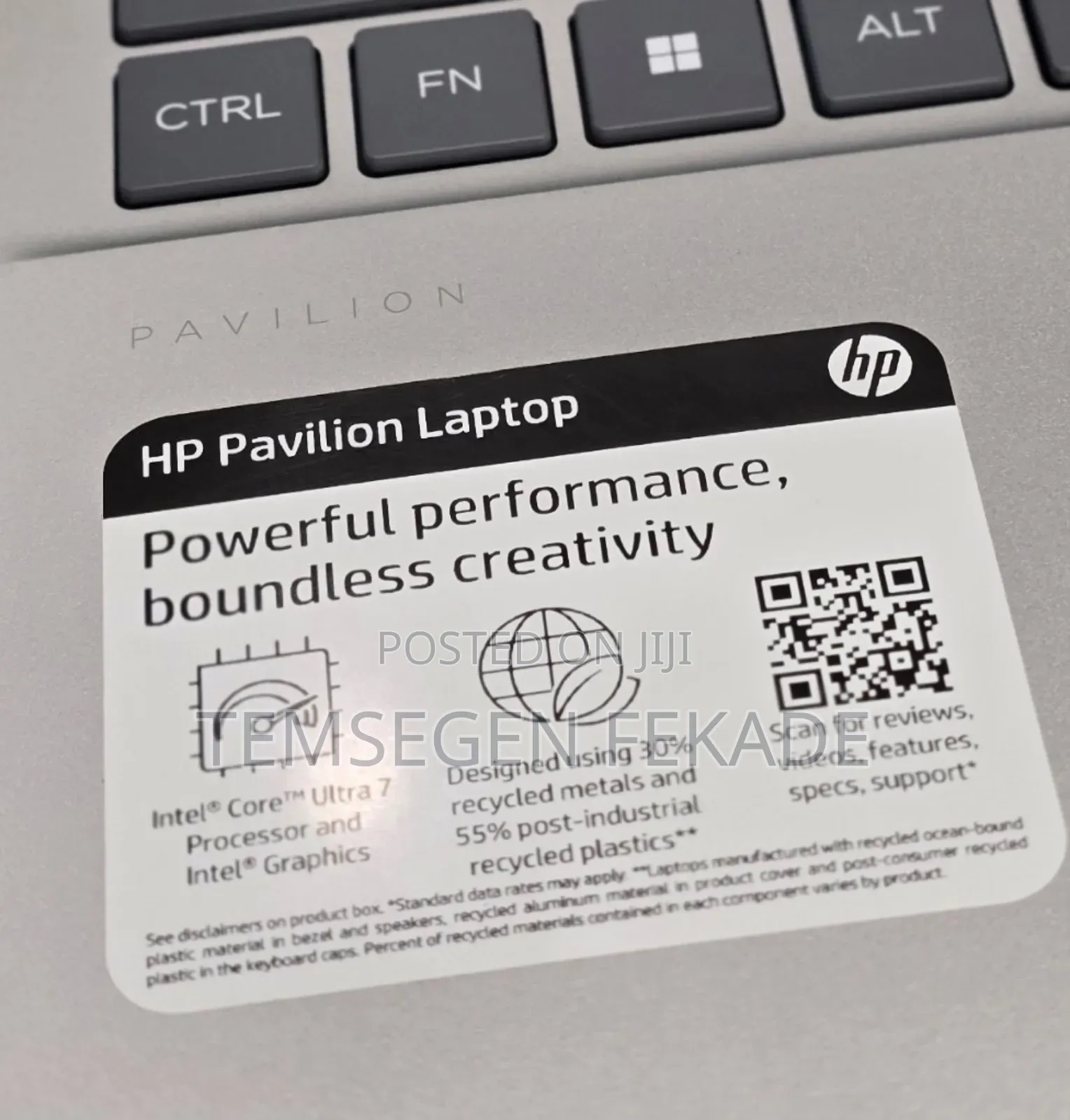 New Laptop HP Pavilion 15 16GB Intel Core Ultra 7 SSD 512GB