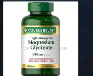 Nature's Bounty High Absorption Magnesium Glycinate Mineral Supplement