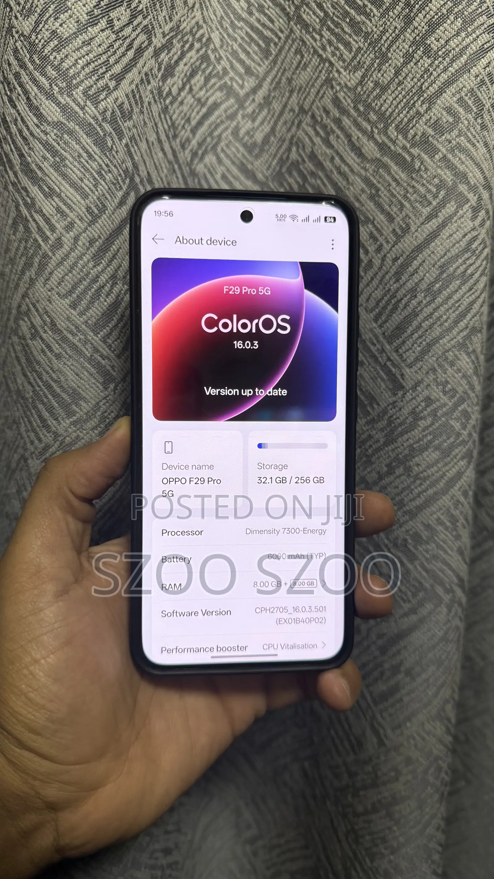 New Oppo F29 256 GB White