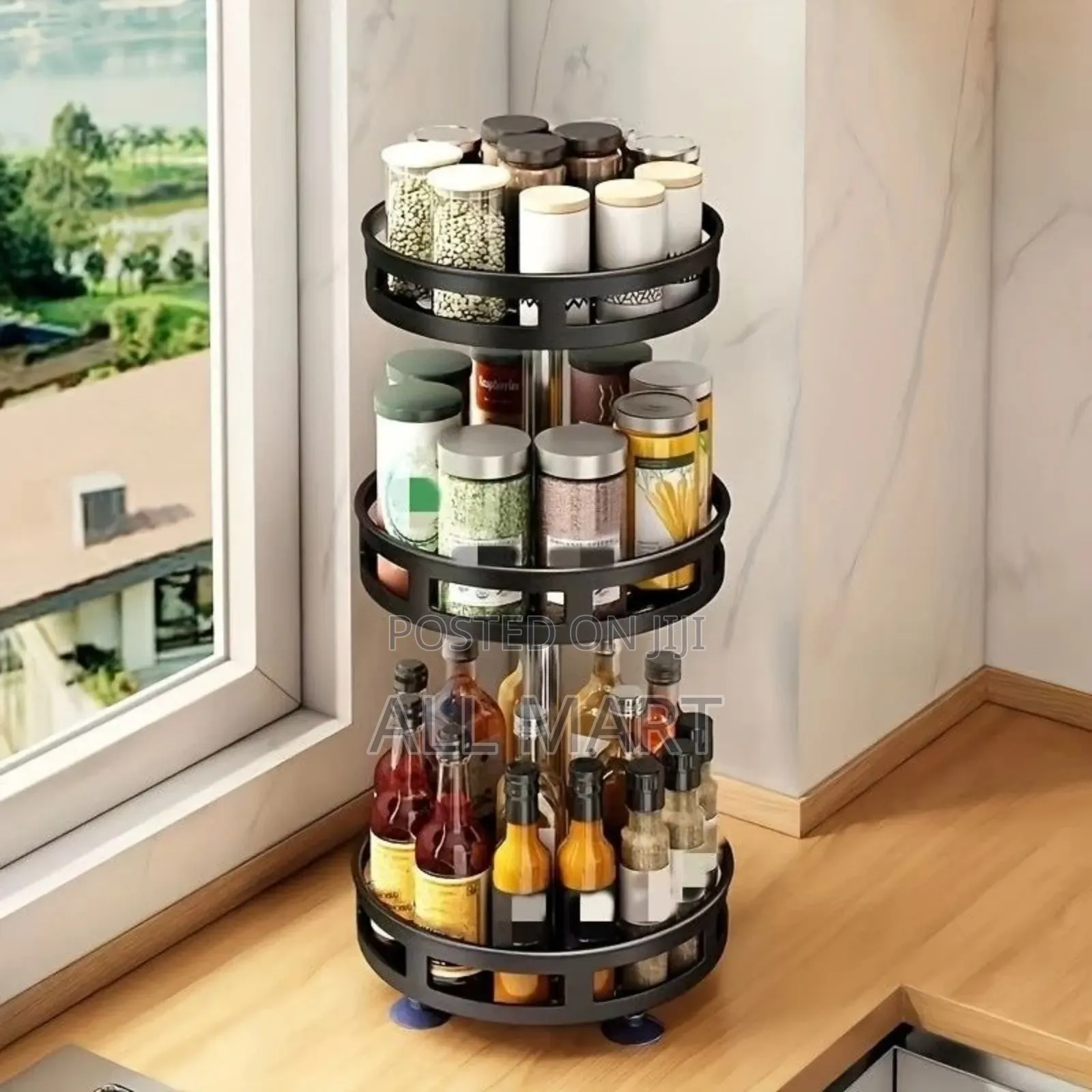 3 Tier Rotating Spice and Cosmotic Orgnizer