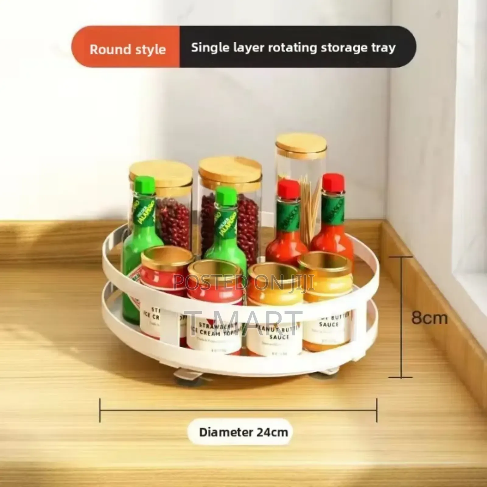 3 Tier Rotating Spice And Cosmotic Orgnizer