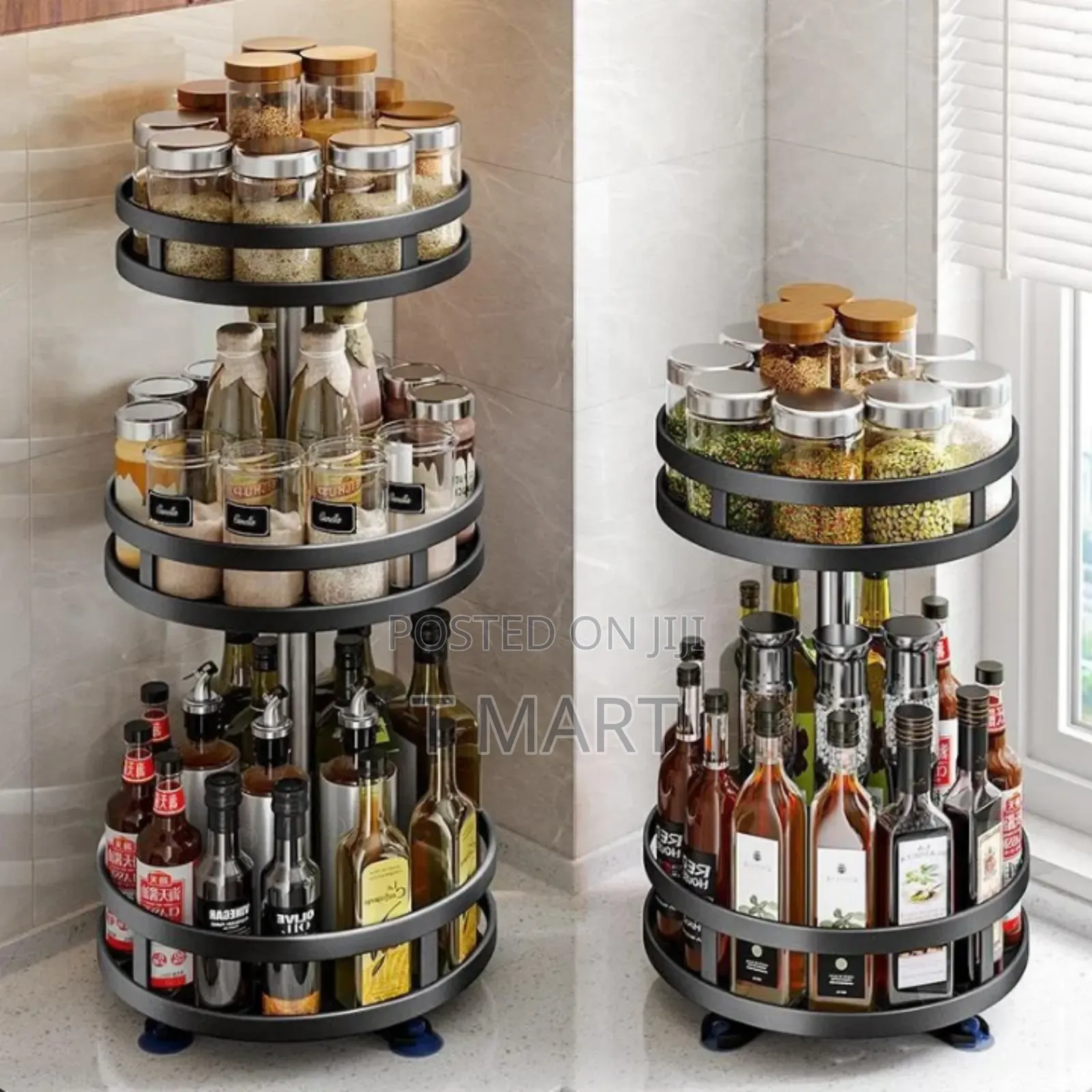 3 Tier Rotating Spice And Cosmotic Orgnizer