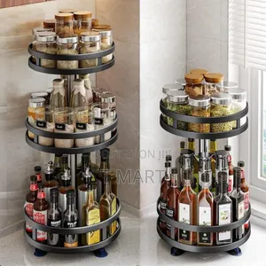 3 Tier Rotating Spice And Cosmotic Orgnizer