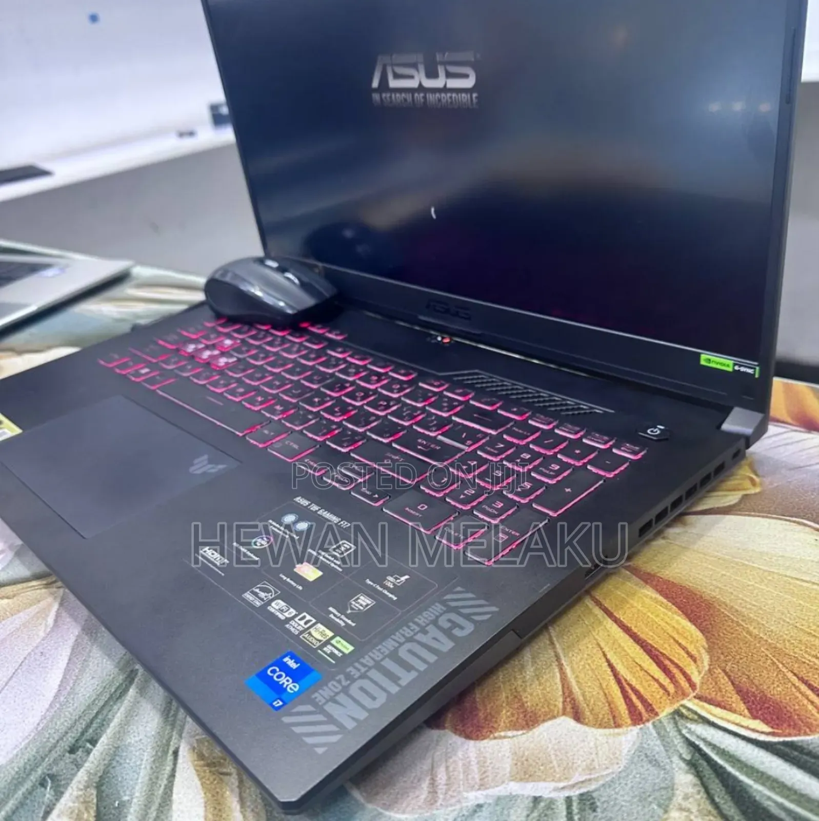 New Laptop Asus TUF Gaming F16 32GB Intel Core i7 SSD 1.5T