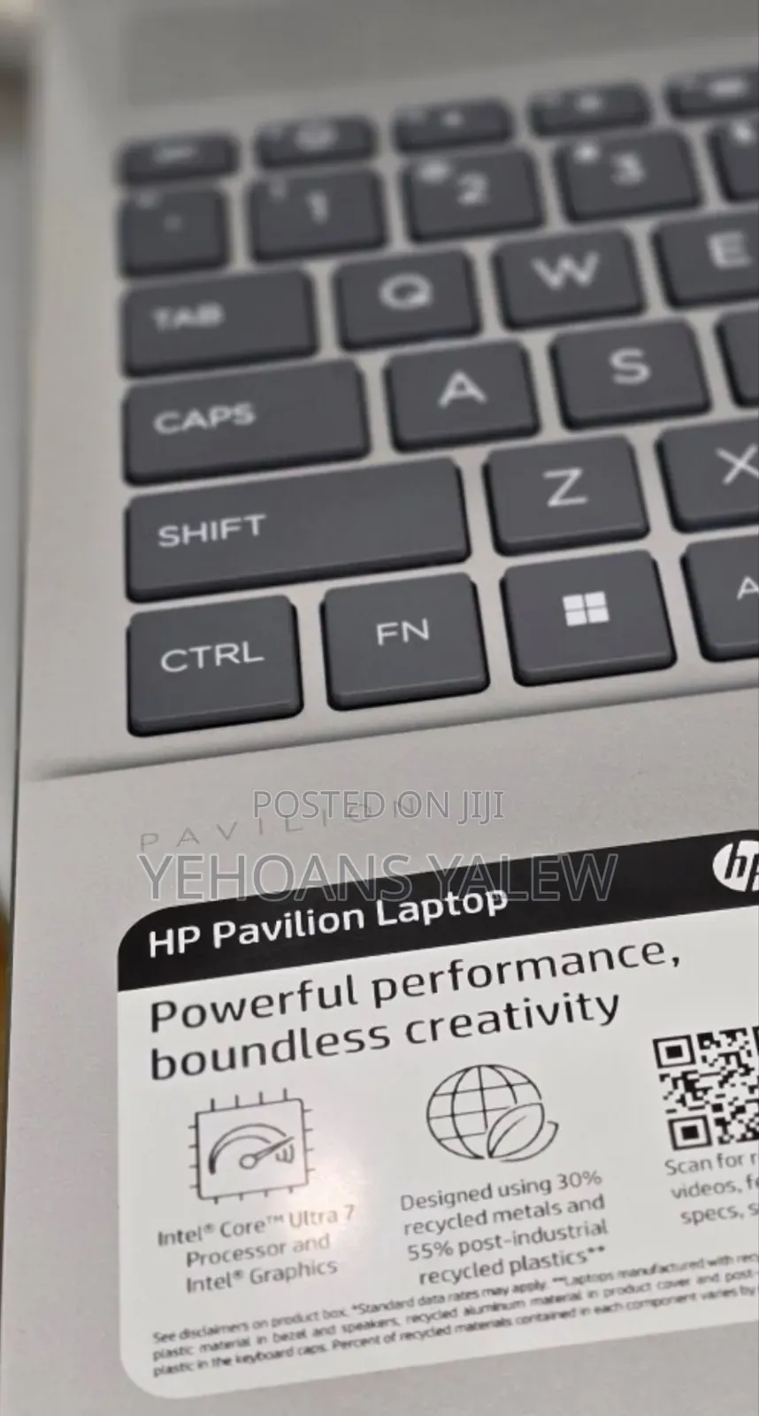 New Laptop HP Pavilion 15-cs3063cl 16GB Intel Core Ultra 7 SSD 512GB