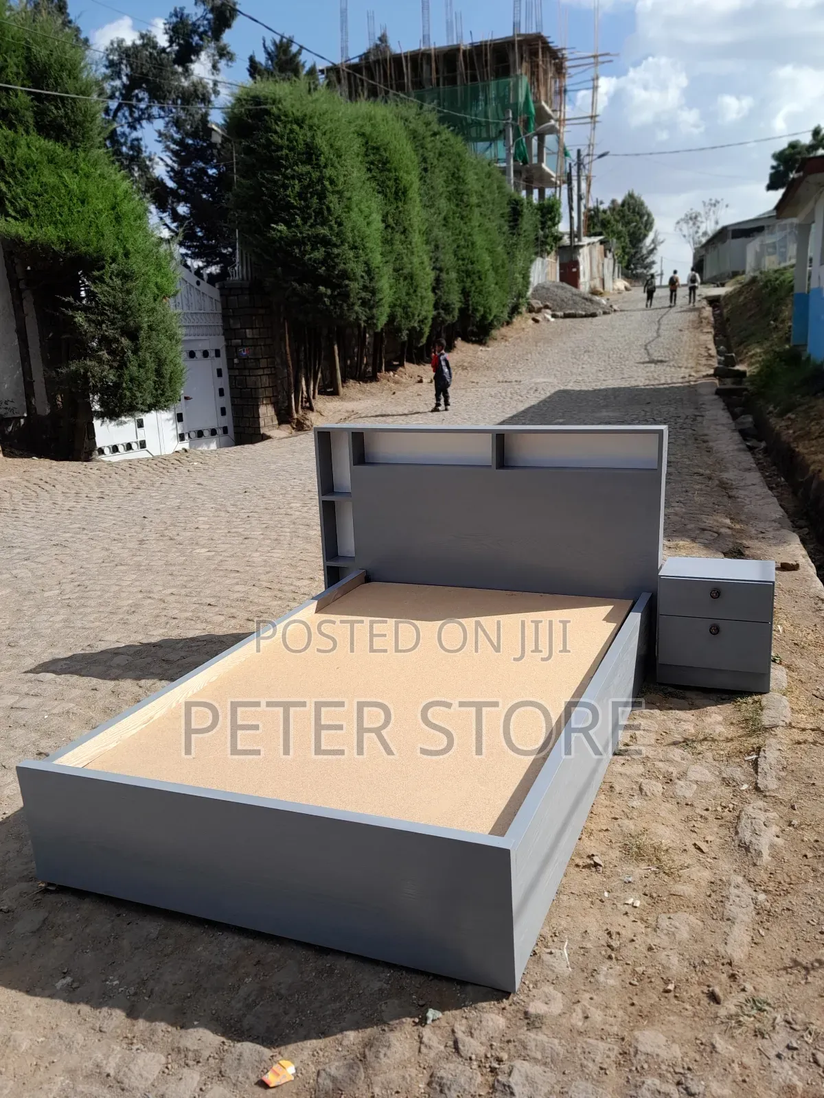 Bed 1.20cm Oak Material
