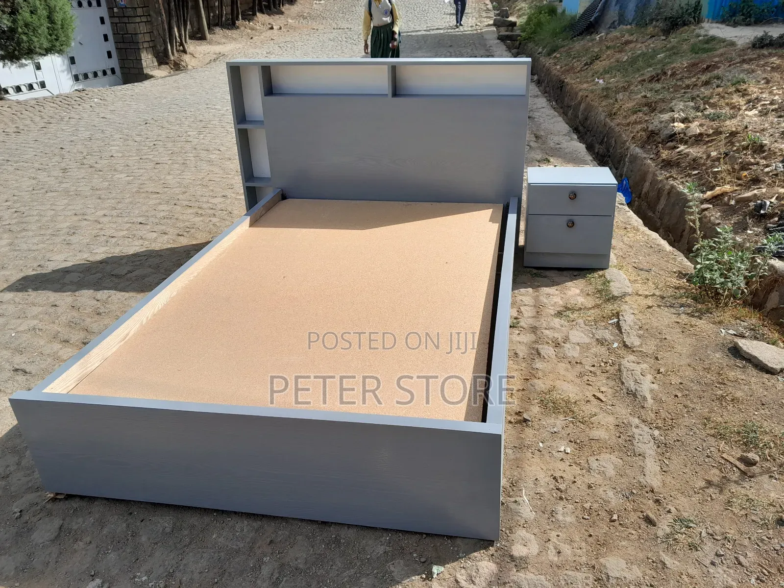 Bed 1.20cm Oak Material