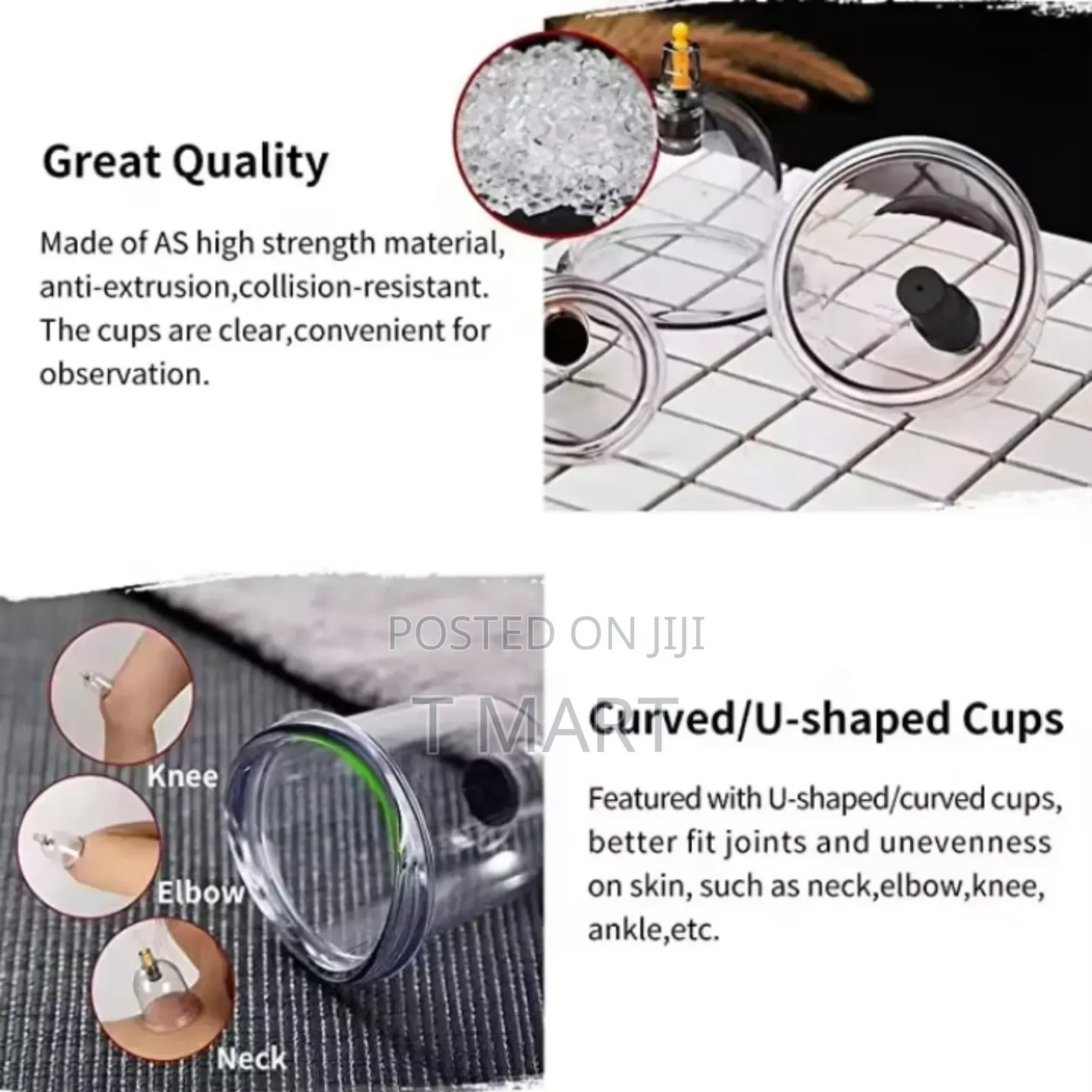 18chinnese Healthy Body Cupping Set Magnet Massage Vacuum Therapy Cups