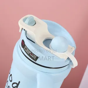 Double Layer Stainless Still Isolated Tumblers With Straw (Travel Cup)