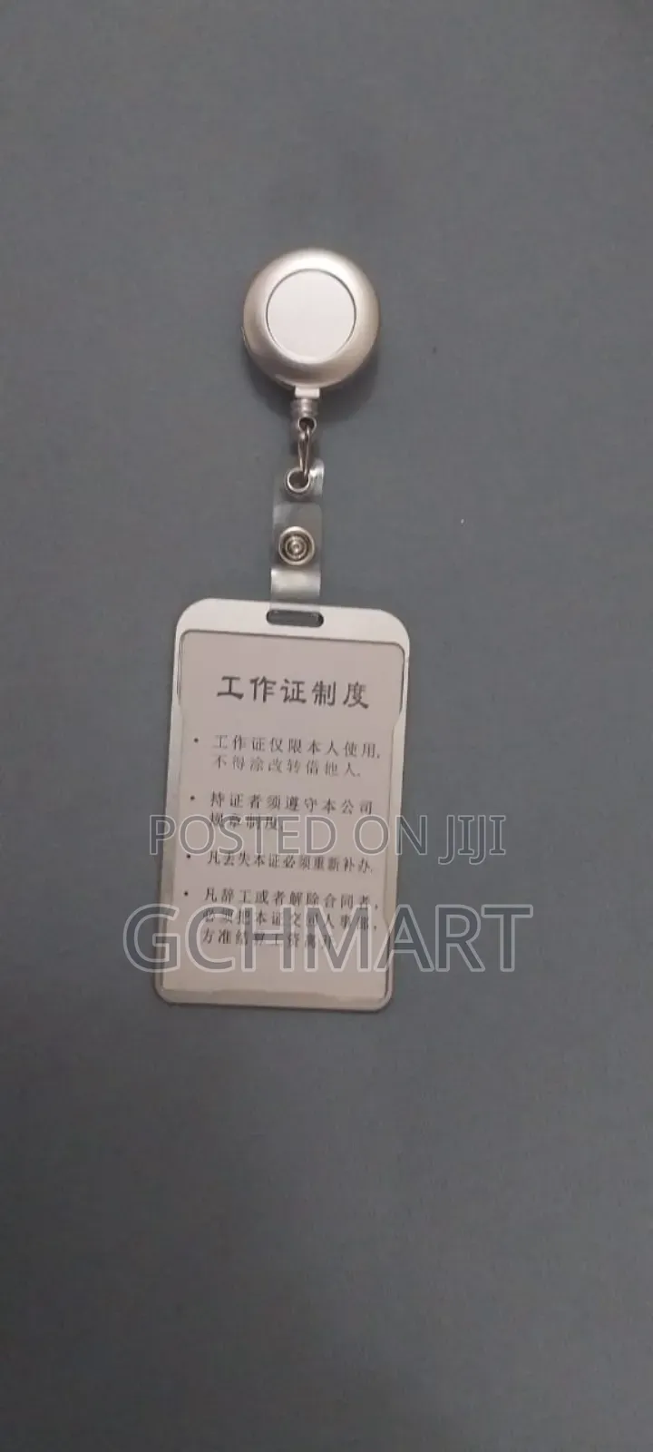 Retractable Pull Badge and Id Card Metal Holder for sale - GChMart ...