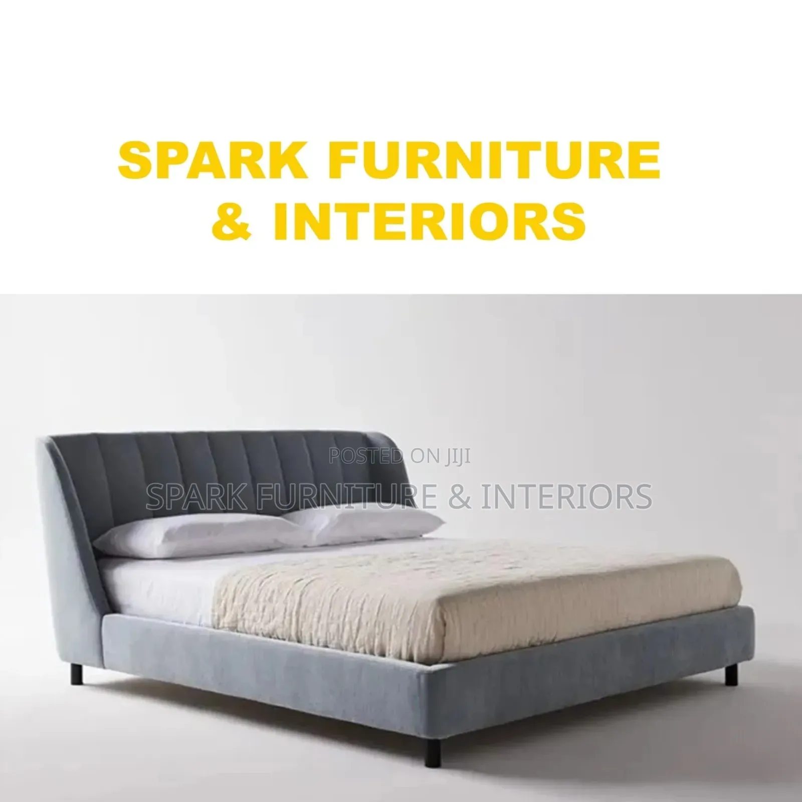 Bed B- 034 With 2 Nightstand