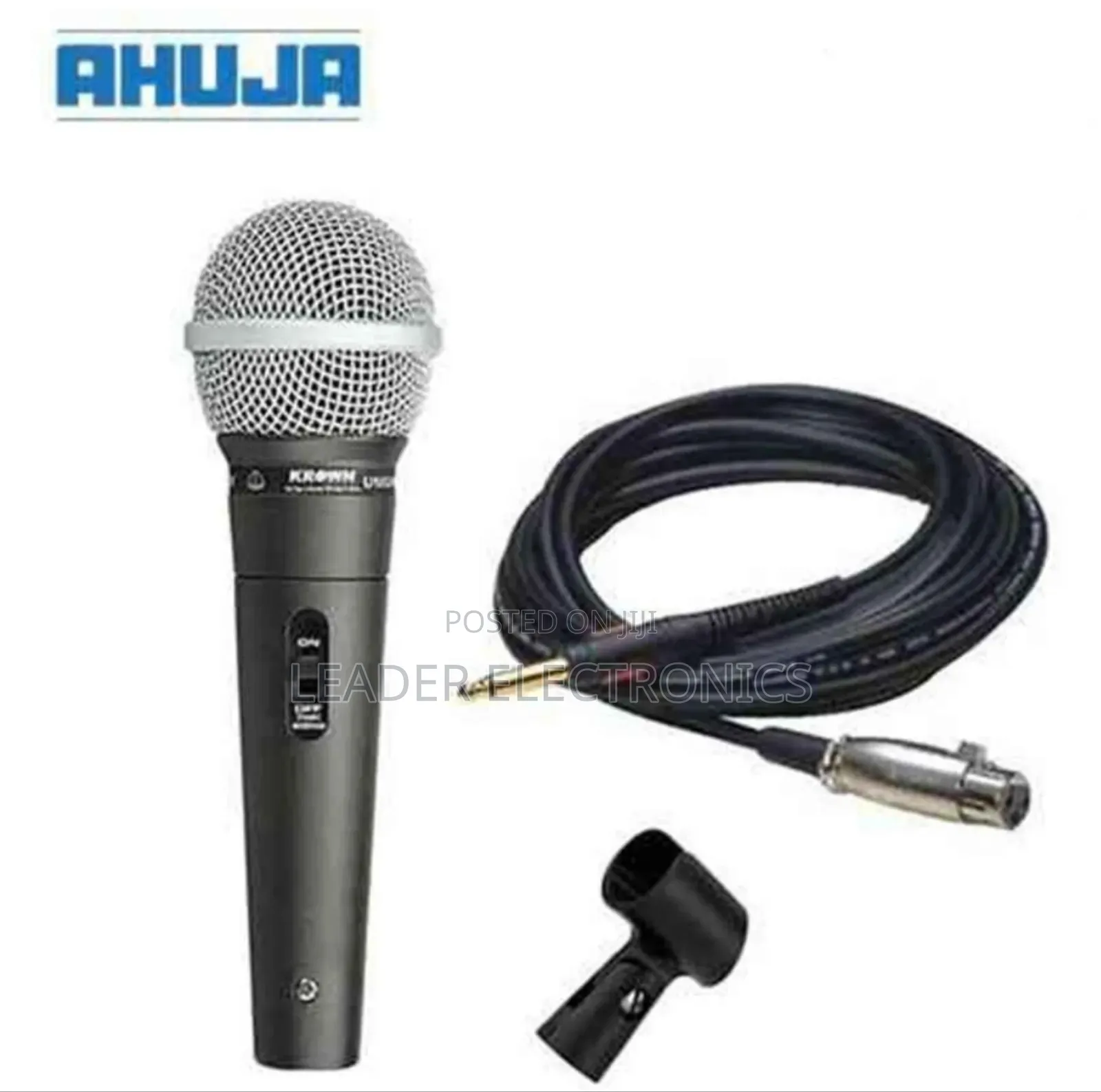 Ahuja Dynamic Wired Microphone – Clear Sound | Professional Pa Mic