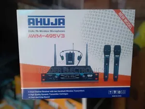 Ahuja Dual Pa Wireless Microphone – Professional Dual Mic System