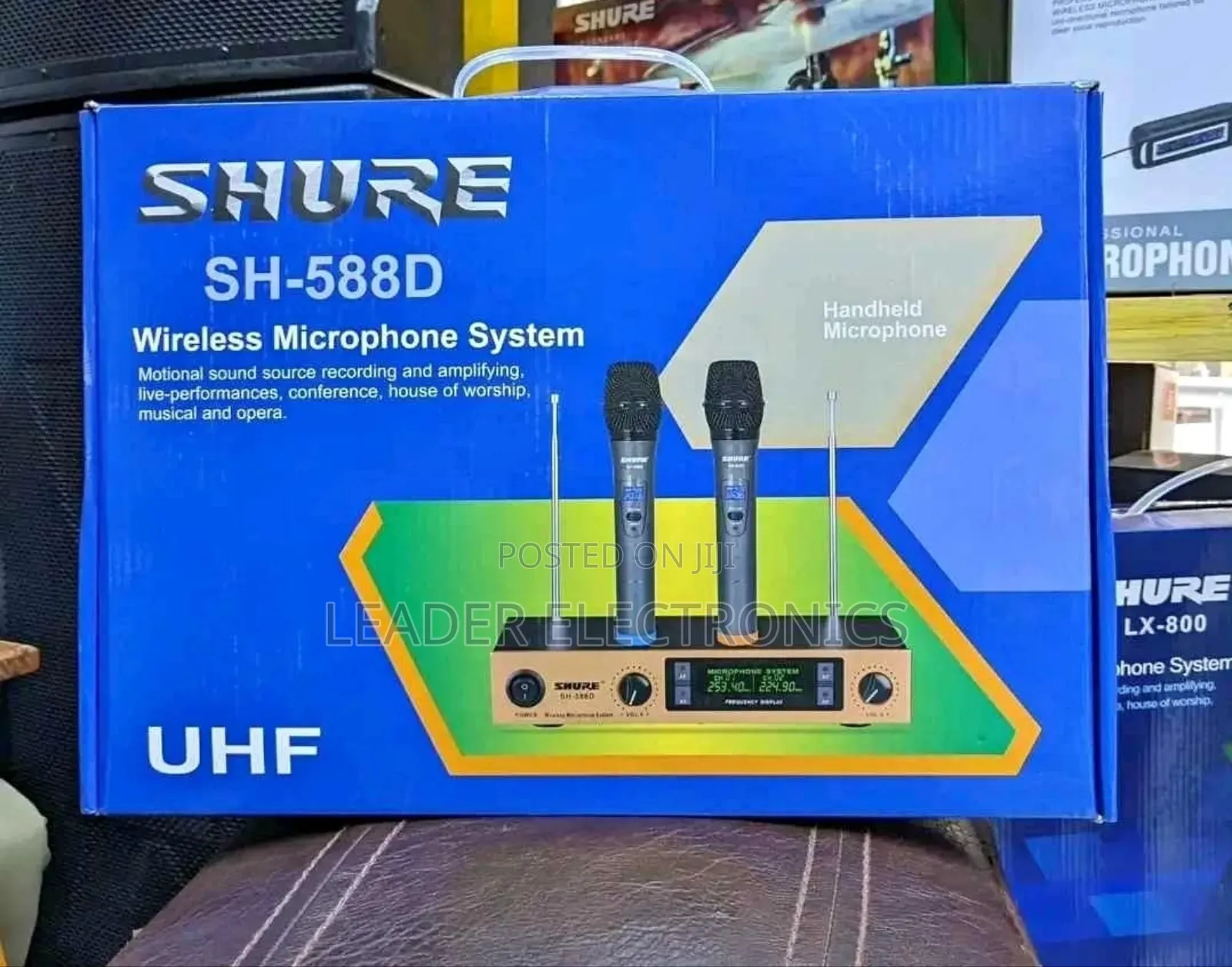 Shure Wireless Microphone System – Handheld Mic | Professional Sound