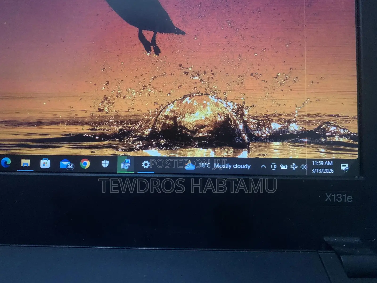 Laptop Lenovo ThinkPad X131e 4GB Intel Core i3 HDD 500GB