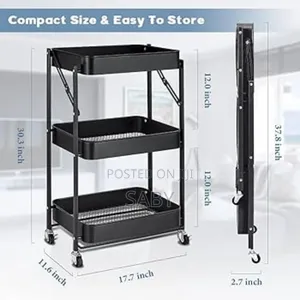 3 Tier Movable Cart