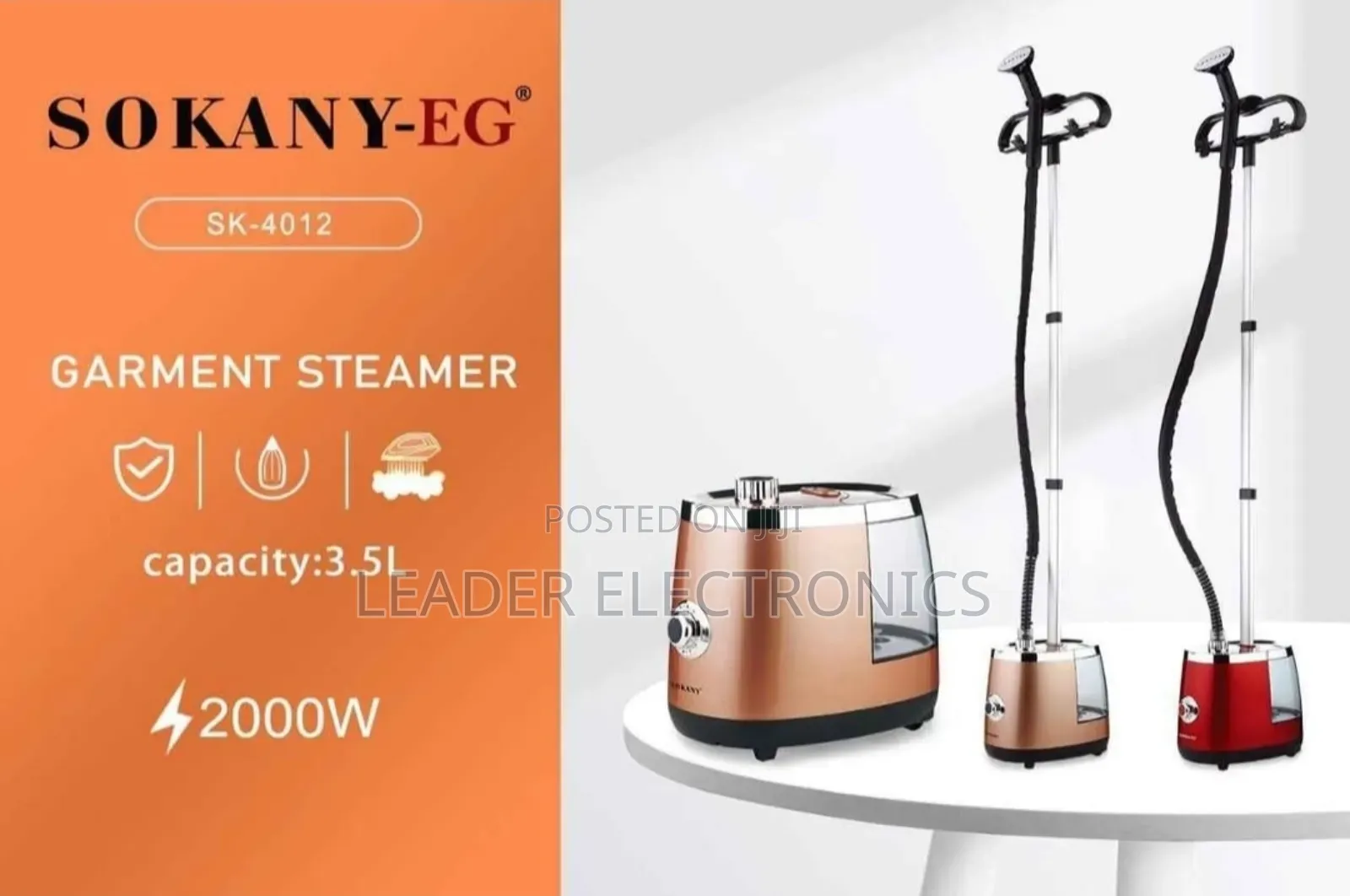 Sokany Garment Steamer – Quick Wrinkle Removal | Portable Powerful