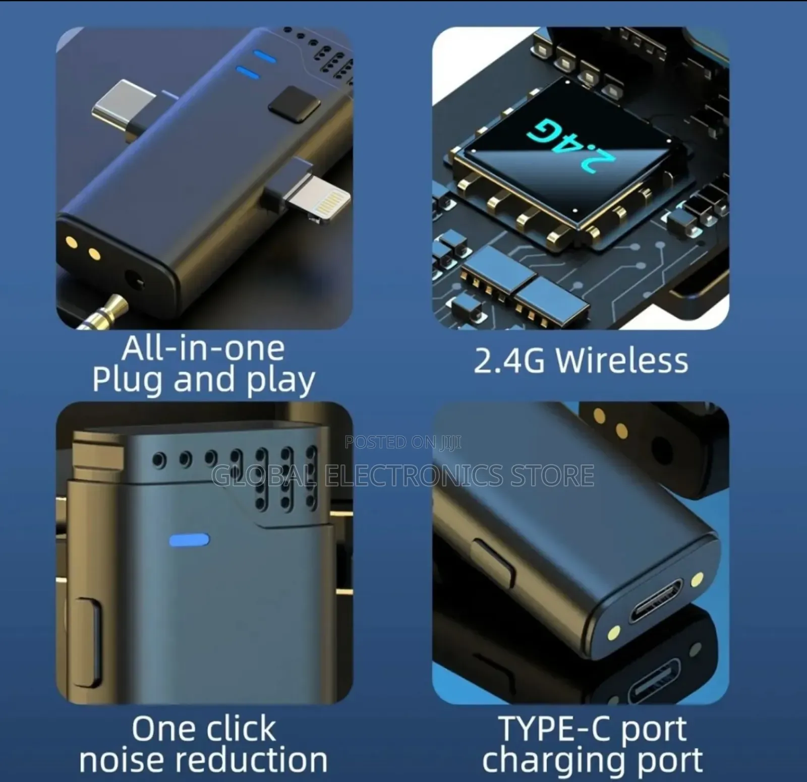 Original Jmary 2.4g Wireless Microphone for Mobile Camera