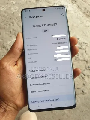 Samsung Galaxy S21 Ultra 5G 256 GB Black