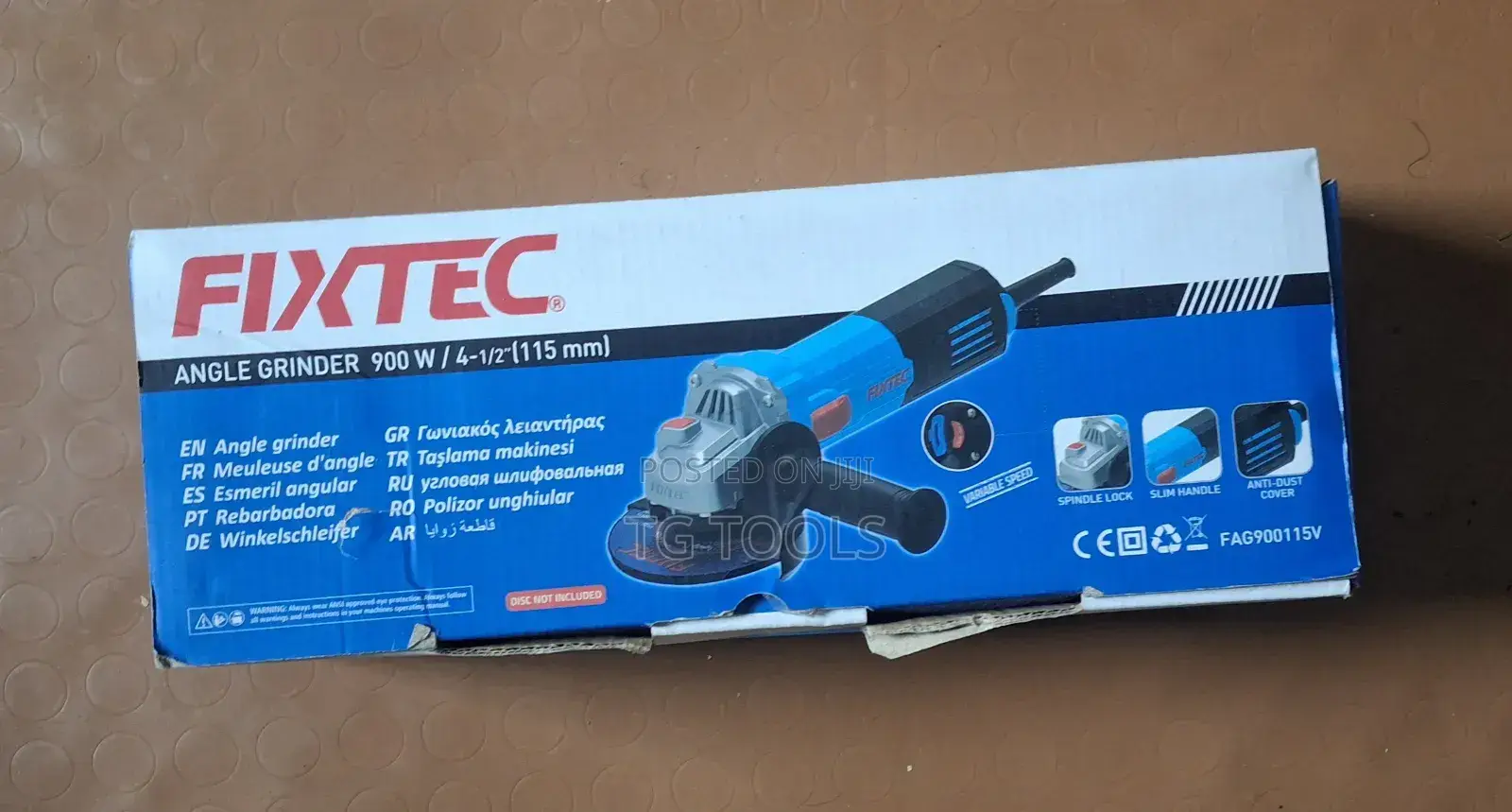 Fixtec Angle Grinder