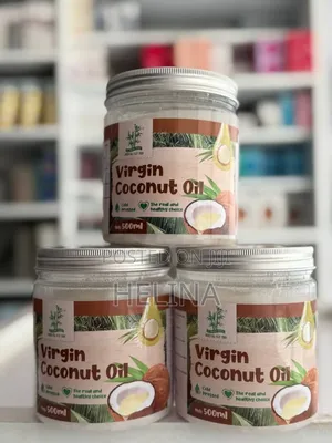 100% Organic Virgin Coconut Oil Cold- Pressed Original From Germany