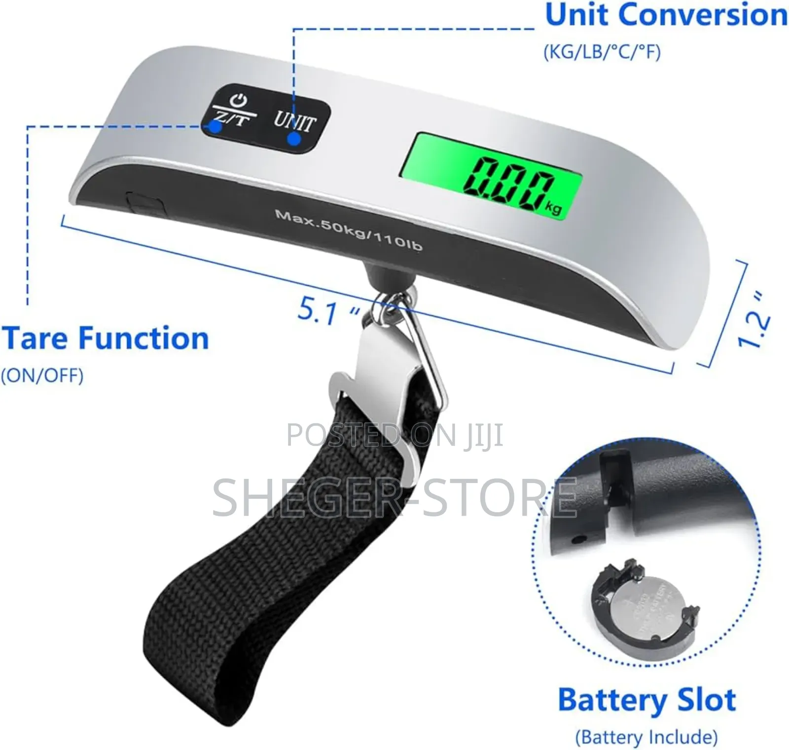 Reliable Accurate High Quality 50 Kg Luggage Scale