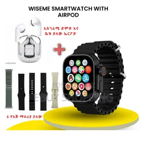 Wiseme Smartwatch With Airpod Clone – The Perfect Tech Combo