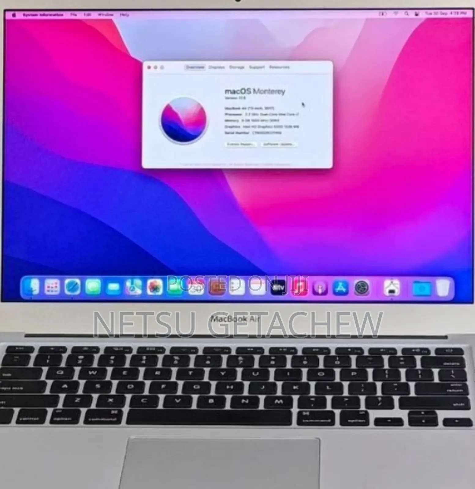New Laptop Apple MacBook Pro 2017 8GB Intel Core i7 SSD 512GB
