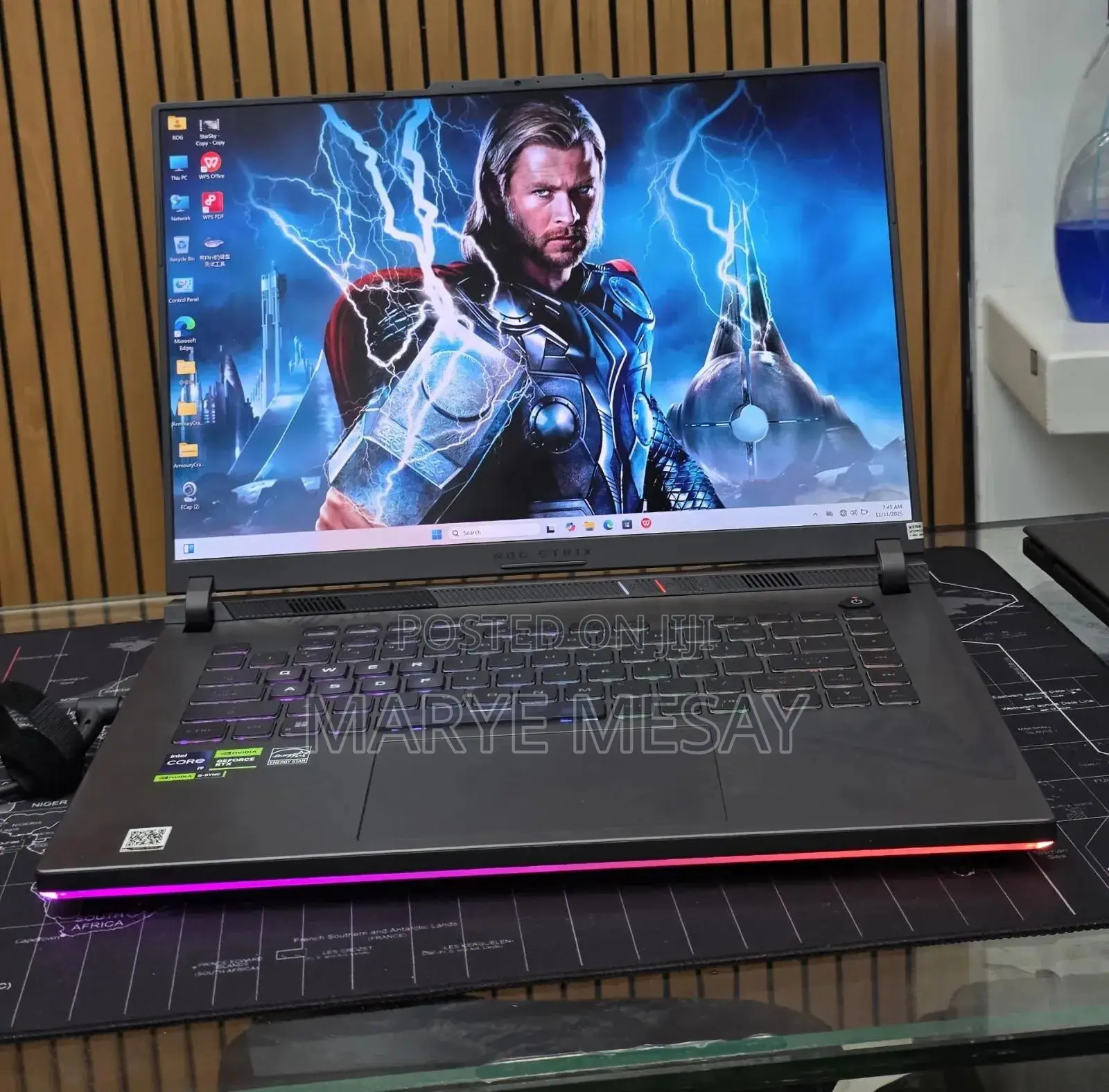 New Laptop Asus ROG Strix G17 16GB Intel Core i9 SSD 1T
