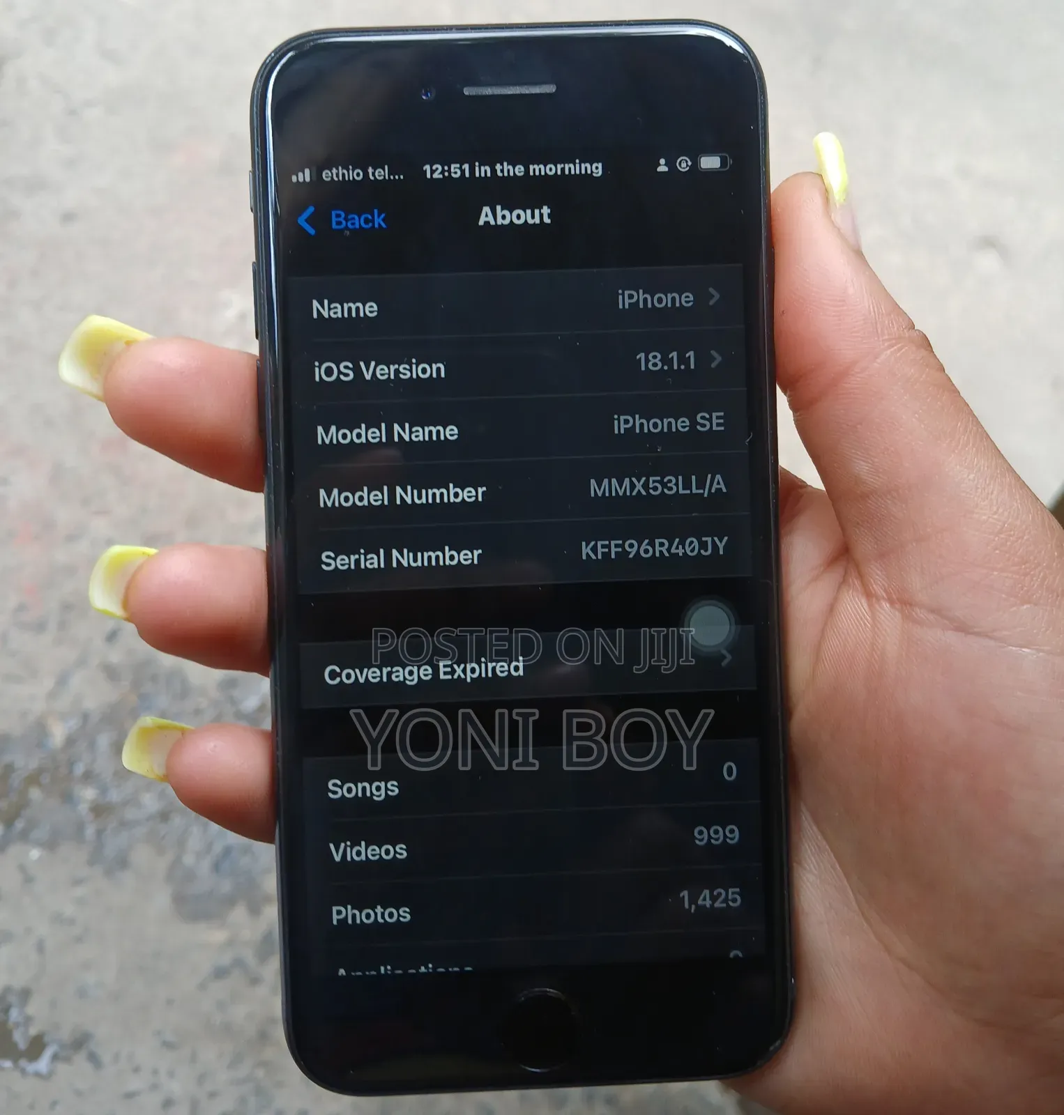 Apple iPhone SE (2022) 64 GB Black