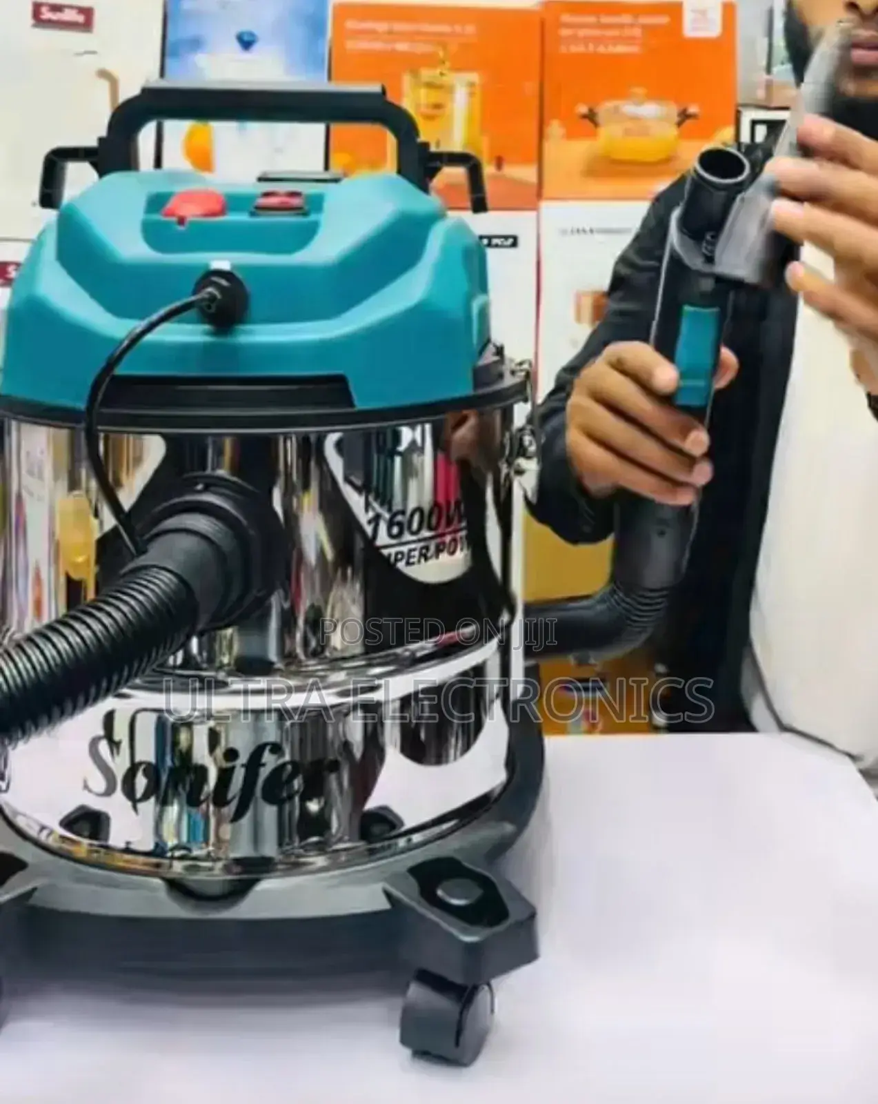Sonifer Sf-2255 Wet and Dry Washing Vacuum Cleaner.Power: 1600w Motor