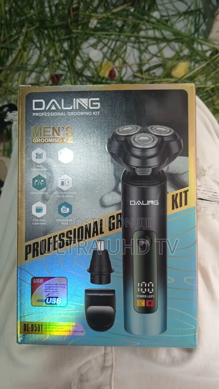 Daling Dl-9501 Professional Grooming Kit, a 3-in-1 Electric Shaving