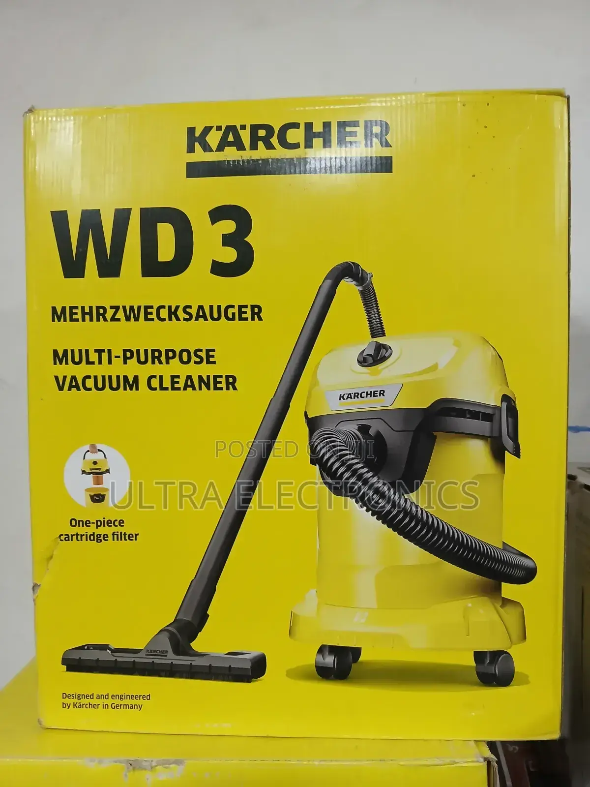 Kärcher Wd 3 Multi-Purpose Wet and Dry Vacuum Cleaner.