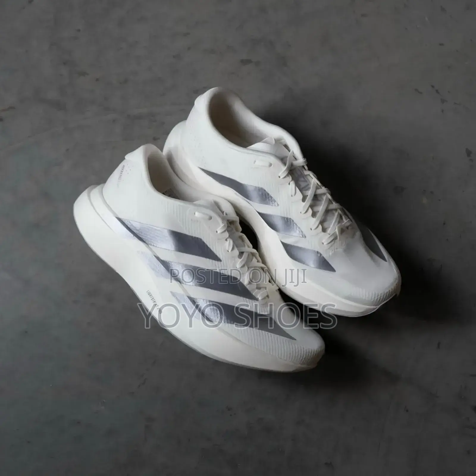 New Arrival Adidas Adizero Evo Sl White Running Fashion Sneaker