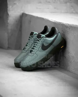 Nike Air Force 1low 1gtx Vibram "Claygreen" Gore-Tex Water Proof Shoe